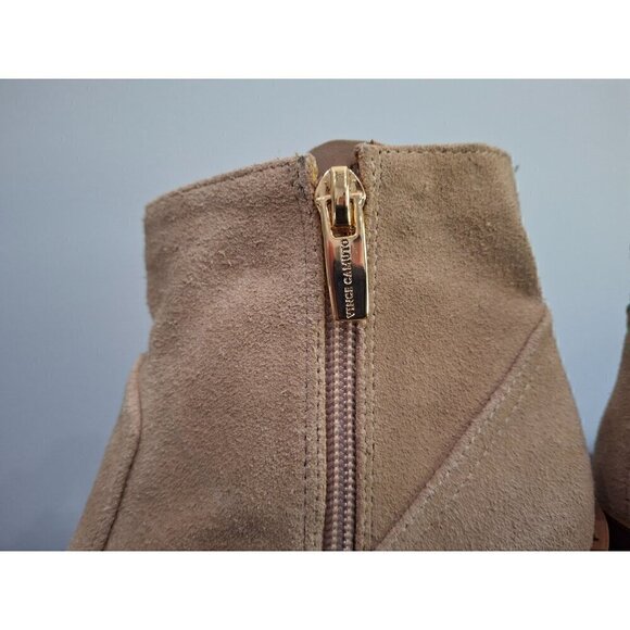Vince Camuto Tan Leather Square Toe Bootie/NWOB, Size 9M - Picture 3 of 10